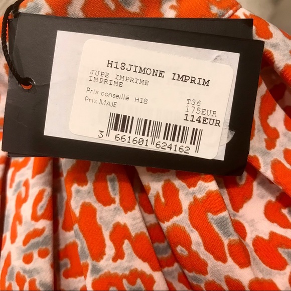 SOLD ON VESTIAIRE COLLECTIVE!!  Maje ‘Jimone’ pleated flared mini-skirt. Size S - Picture 7 of 10